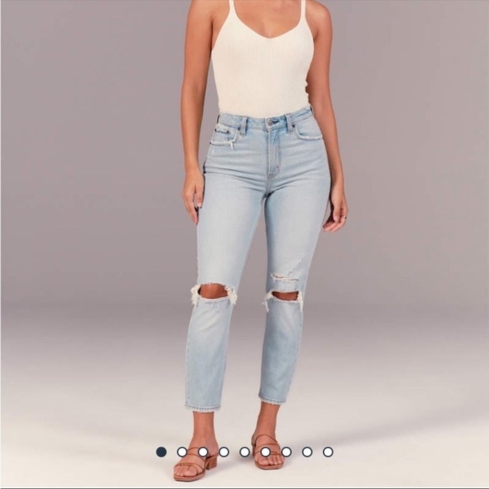 Abercrombie Curve Love High Rise Skinny Jeans